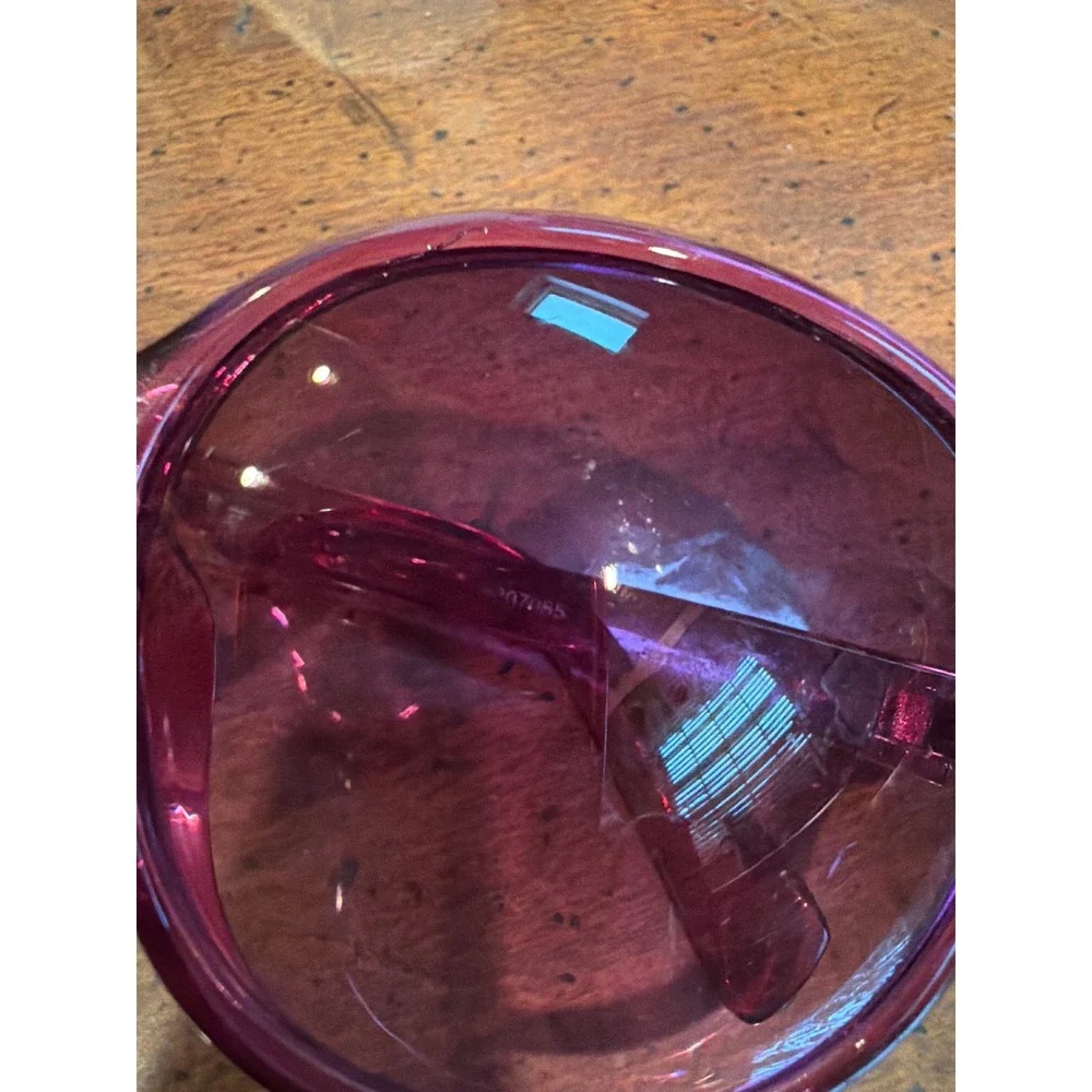 Y2K Oversized Round Sunglasses Translucent Purple Bratz Style Retro 207085